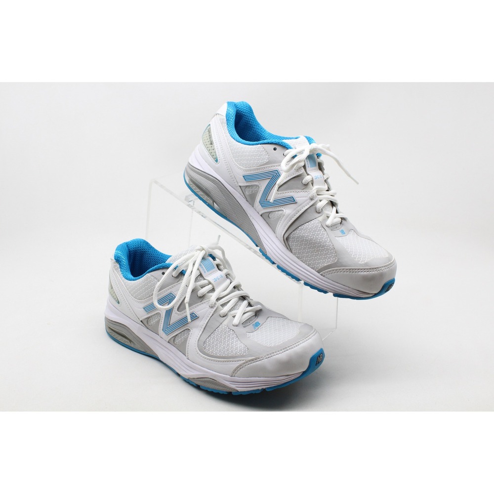 New Balance 1540 V2 Running Shoes Womens 9 D Wide White Blue USA W1540WB2